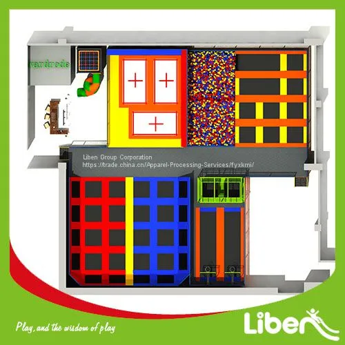Kids Fun Indoor Trampoline Park Basketball photo-3