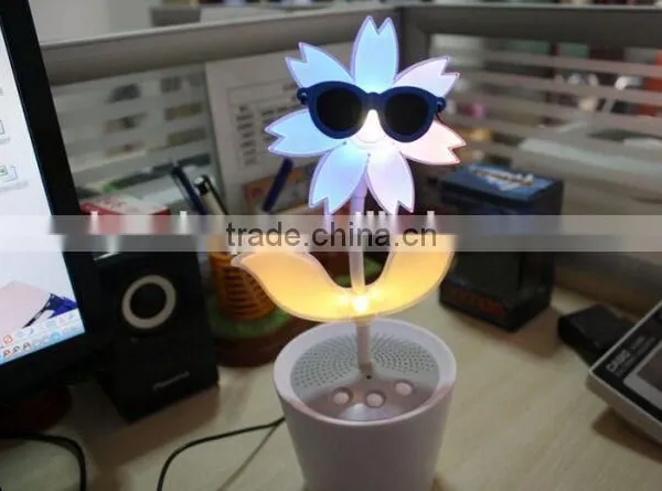 Wholesale Dancing Flower Light Speaker Newest Swing Flower Dancing Speaker Flash Intelligent Flower Speaker photo-4