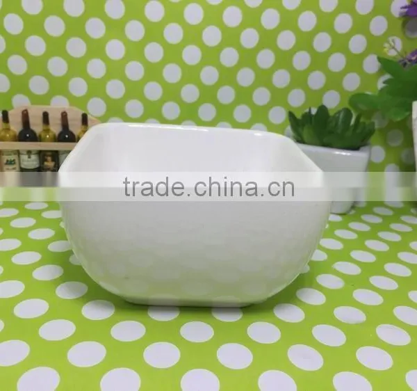 Stocked White Porcelain Square Dish/food Dish/rice Dish/salad Bowl photo-5