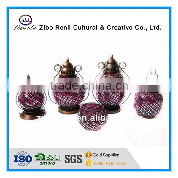 Best Price Solar Mosaic Lantern for Home Decoration and Garden Decoration