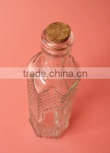 Cheap Liquid Use Mini Glass Cork Bottle photo-2
