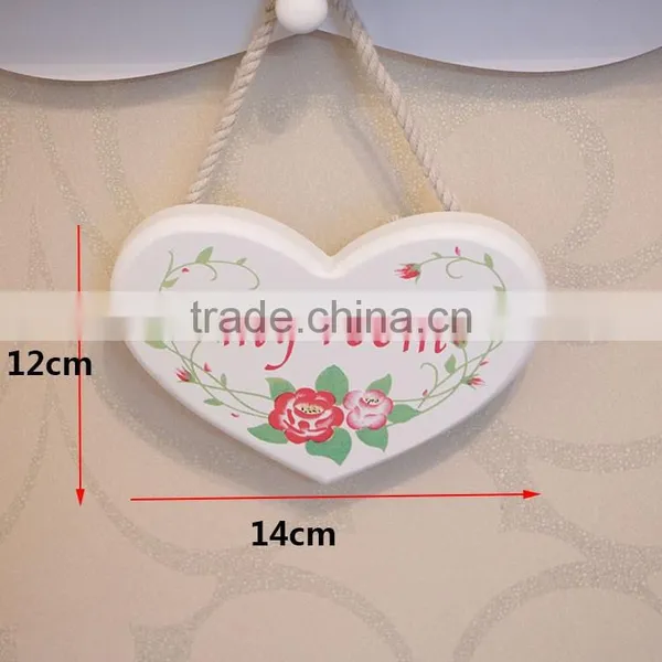 Welcome Card Handmade Wood Doorplate photo-3