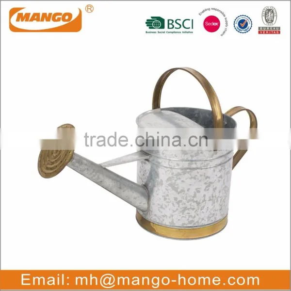 Stainless Steel Handle Oval Colorful Galvanized Metal Watering Can photo-6