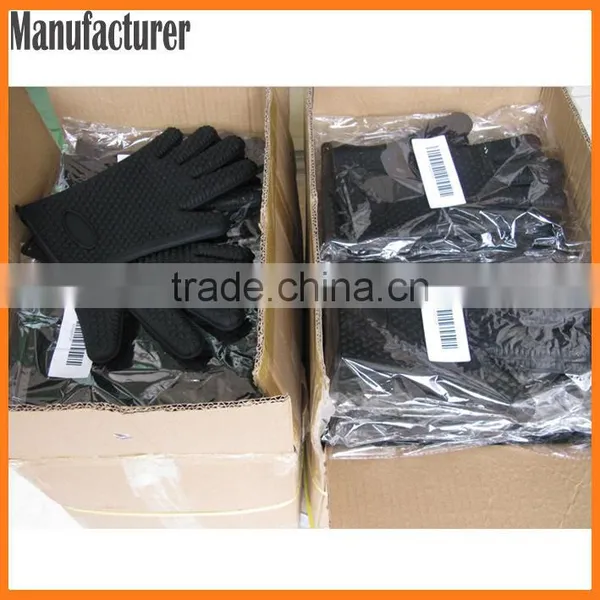 Hot Selling FDA Standard Heat Resistant Oven Mitts Silicone photo-6