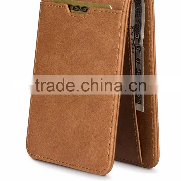 100% Genuine Cowhide Leather Rfid Card Holder Credit Bank Card Holder photo-3