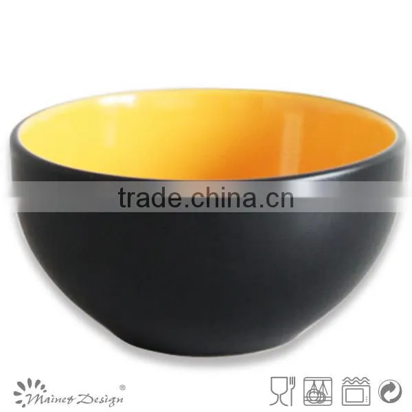 New Products Wholesale Two Tone Ceramics Cereal Bowl photo-4