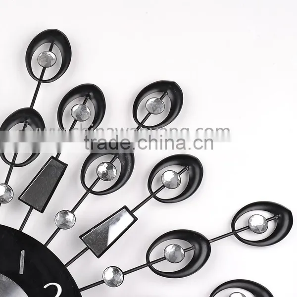 Metal Wall Digital Clock With Eye and Mirror photo-3