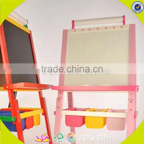 Wholesale Top Sale Wooden Easel Toys ,Cheap Baby Wooden Easel Toys, Best Quality Children Wooden Kids Easel Toys W12B049B photo-3