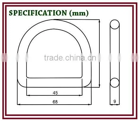 AD229 Aluminum 20kN Safety Forged D-Ring photo-6