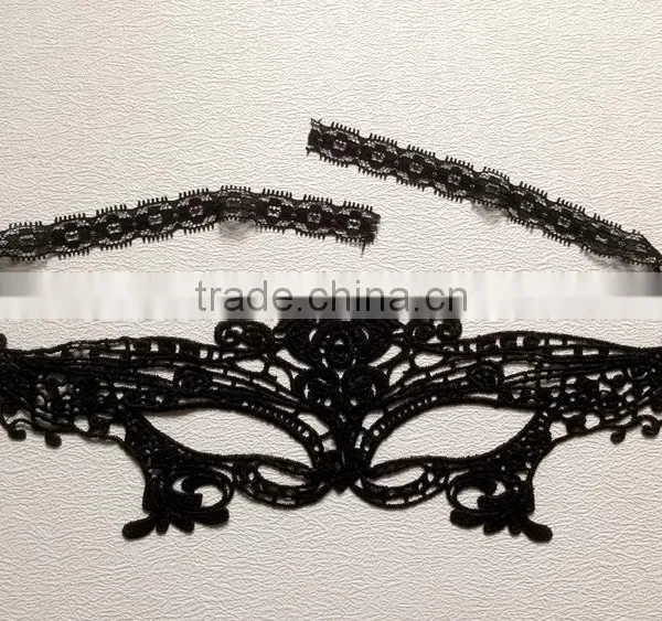 Cheap Exquisite Halloween Masquerade Dance Black Cheap Party Masks for Masquerade Party photo-6