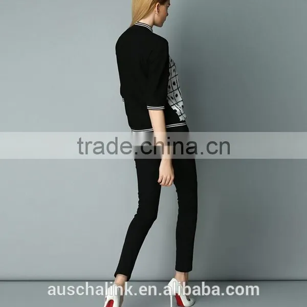 Autumn Outdoor Fashion Stylist Dot Print Patched Jacket Wholesale photo-5