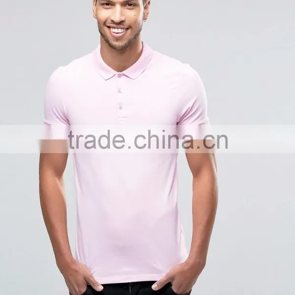 Wholesale Advertising Cotton Spandex Polo Shirt Short Sleeve Custom Color Plain Men Polo Tshirt photo-2