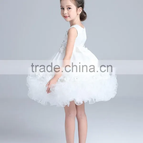 2017 India Children Wholesale Clothing Boutique Dresses Flower Girl Dress photo-5