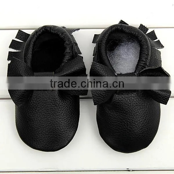 Wholesale Shoes Baby Moccasins 100% Baby Leather Shoes Factory Direct Sale photo-2