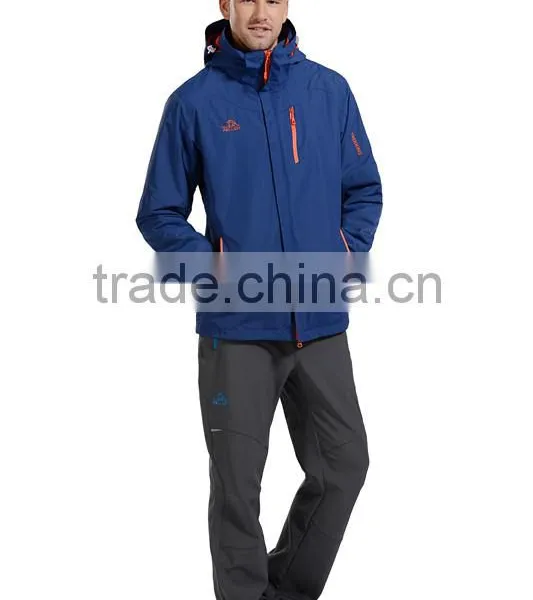 OEM Popular Style for Men 3 in 1 Waterproof Outdoor Jackets With Hoodies photo-6