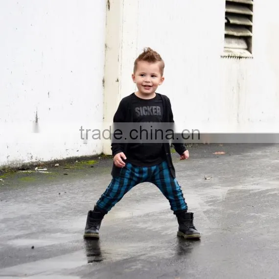 Fashion Kid Clothes New Style Pants Tartan Pattern Casual Harem Pants Baby Boy Clothes photo-2
