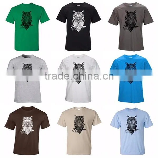 2018 NEW Custom Printing T-shirt Summer Pure Color Short- Sleeves Men T-shirt 100% Cotton High Quality T-shirt photo-2