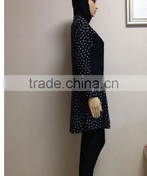 Woman Colorful Muslim Islamic Hijab Swimwear photo-2