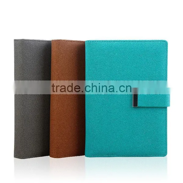 A5 Matt Discolorment PU Cover Planner With Clasp Button Embossed/debossed Logo Organizer Person Diary photo-2