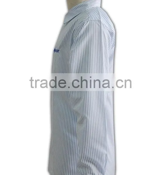 100% Cotton Design China Made Casual Workwear Light Blue Dress Shirt photo-2