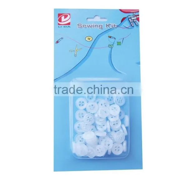 Button Wholesale Sale Four Hole DIY Plastic Button 20mm photo-2