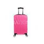 20 24 28 Inch ABS Luggage Set With Expanable Zipper and Universal Wheels Pink Hardcaseluggage