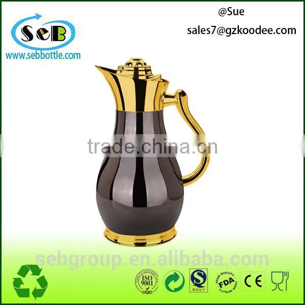 Hot Sell Golden / Silver Glass Thermos Vacuum Flask; Stainless Steel Kettle;double Tea Kettle photo-3