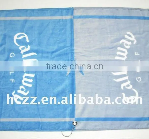 100% Cotton Printing Golf Face Towel