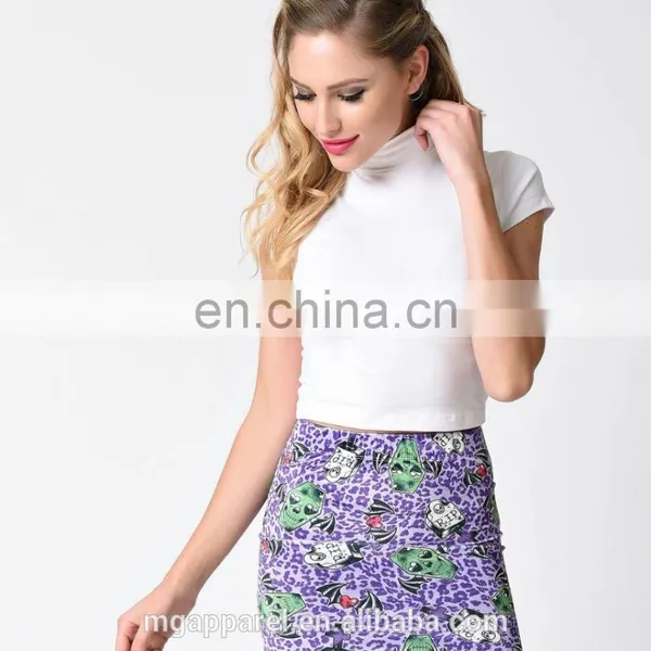 Ladies Cotton Tops Designs Plain White Cotton Crop Tops Wholesale photo-4