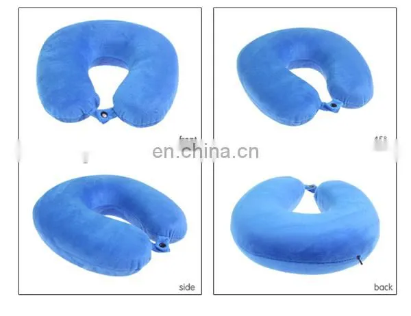 Cheap Wholesale U Shape Memory Foam Travel Pillow Custom Neck Pillow photo-2