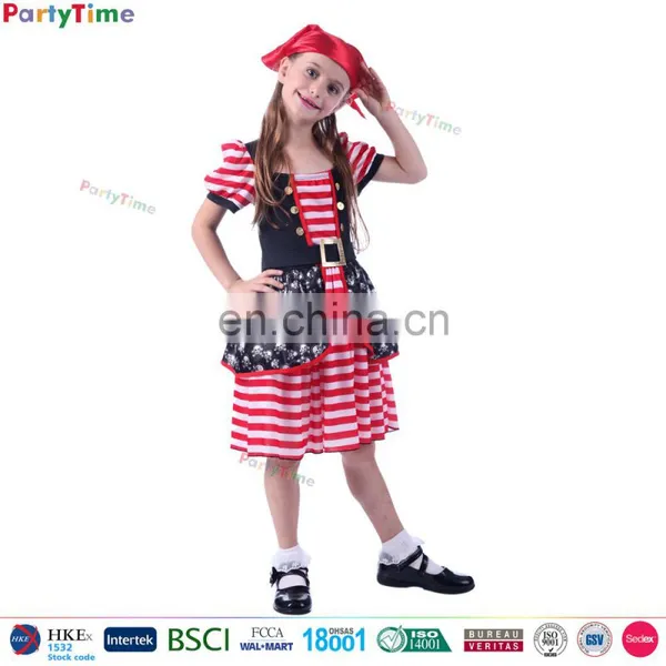 Girls Pirate Costumes for Children Halloween photo-2
