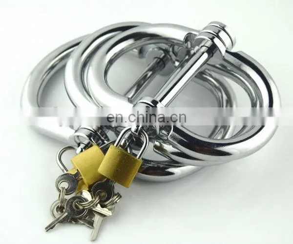 Electronic Handcuff, Metal Stainless Steel Handcuff for Adult Couple Fun Game Product photo-3