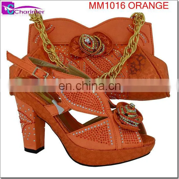 High Heels Women Shoe and Bag Bag and Shoes Set Women Shoes Matching Bag photo-3