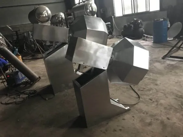 Potato Chips Seasoning Machine Industrial glass Tank photo-2