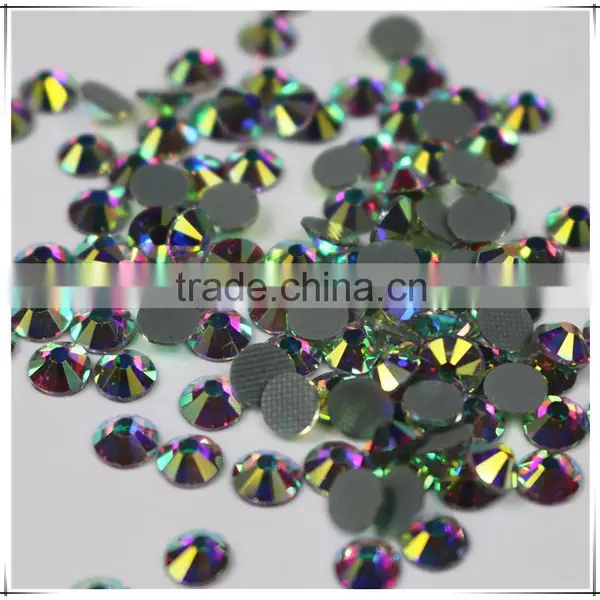 Top Quality Very Bright Nail Art Rhinestones Crystal AB Clour Silver Flatback Non Hotfix Rhinestones for DIY Nails Decoration photo-5