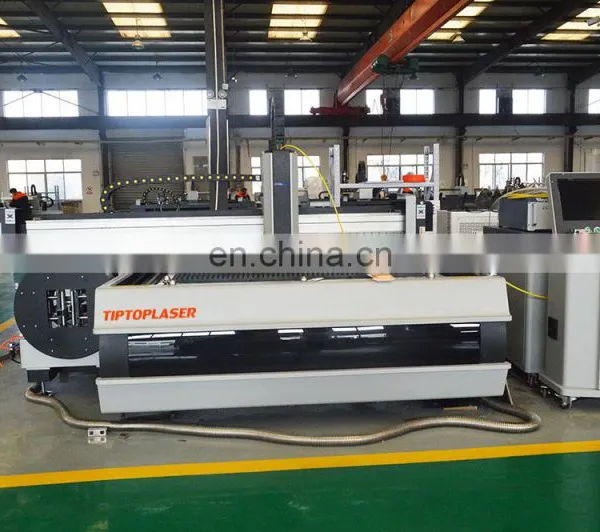 Gold Quality Fiber Cutting Machine 1500w Sheet Metal Round Square Pipe Tube Laser Cutter photo-3