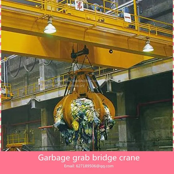 China's High Quality and Low Price 25 Ton Garbage Grab Bridge Double Beam Crane, Power Plant Double Beam Crane, Grab Dou photo-5