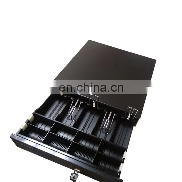 5 Bills 8 Coins POS Cash Drawer Metal 4 Bills and 5 Coins Checkout Counters Cash Holders photo-4