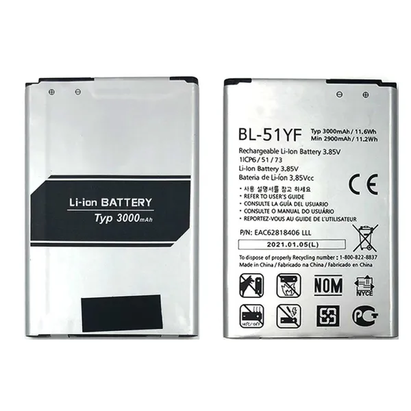 3000mAh BL-51YF Battery For Cell Phone For LG G4 G4 Stylus Cell Phone Spare Parts photo-3