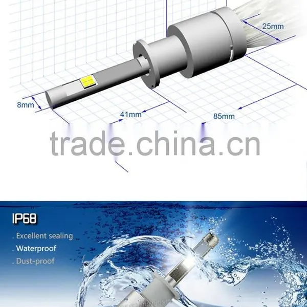 Truck Accessories 9600lm All in One Car h3 Led Headlight Bulbs r3 80w Led Headlight photo-6