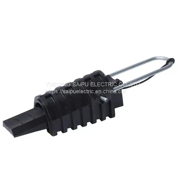 Wire and Cable Plastic Wedge Type Anchor Strain Clamp Tension Clamp Dead End Clamps for 2-4 Wires