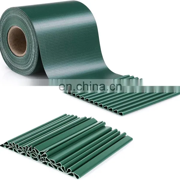 Hot Selling 35 m x 19 cm Sichtschutzstreifen Garden Privacy Screen Fence Pvc Tarpaulin Fence Strip Roll photo-3