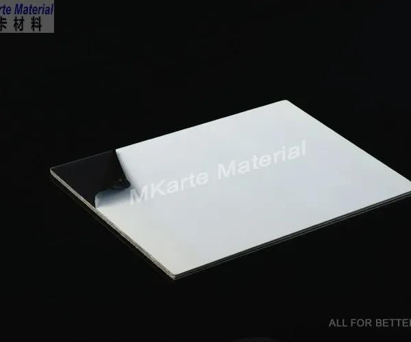 0.6mm-1.0mm Thickness Pvc Card Material Ultra Glossy Lamination Steel Plates photo-2
