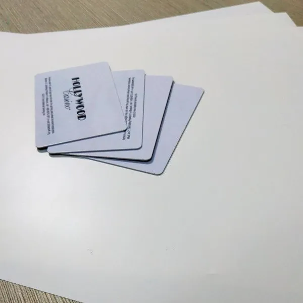 PC Polycarbonate Plastic Sheets , Laserable White Polycarbonate Sheet For Smart Card photo-2