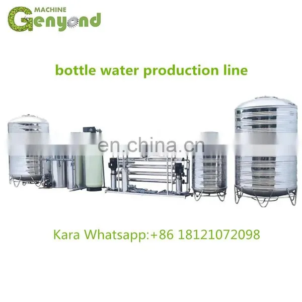 Factory Complete Purified Mineral Water Making & Bottle Filling Machine Bottle Water Production Line for Sale photo-4