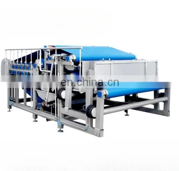Belt Press Extractor Stainless Steel Industrial Belt Press Juicer Extractor / Double Belt Fruit Juice Extracting Machine