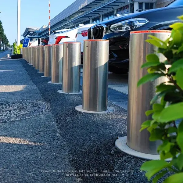 Good Quality Remote Control Not Hydraulic Automatic Lifting Bollards With UGST-4 Control Cabinet Light Bollard photo-5