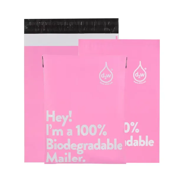 Biodegradable Poly Mailer Custom Logo Printed Courier Shipping Package Postage Bags Polymailers photo-2