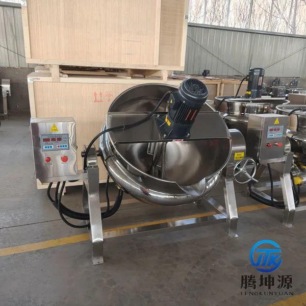 Automatic Stirring Jacketed Kettle for Syrup Melting, Sugar Melting and Coating