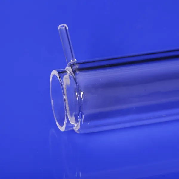 AcidAlkli Resistant TOC-3000 WTC Quartz Glass Reaction Vessel Quartz Processing Tube